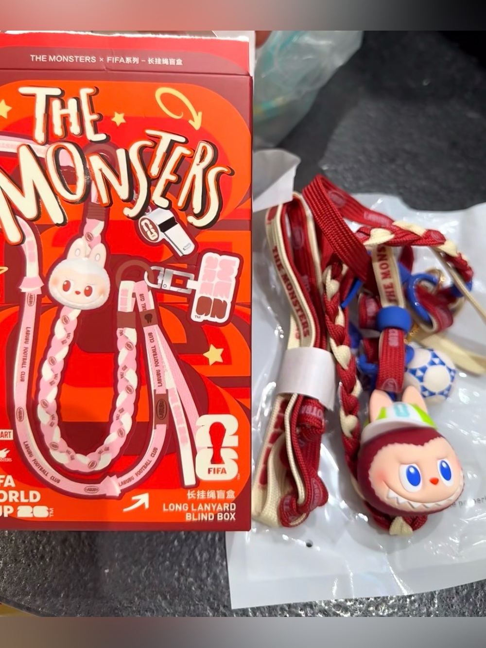 Pop Mart The Monsters x FIFA Series Long Lanyard - Moment of Celebration Sealed